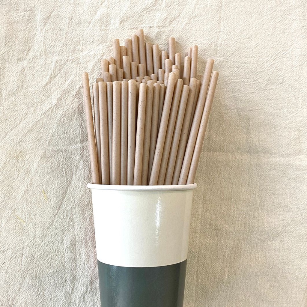 Thùng 1000 PHI 6, 8 ỐNG HÚT BÃ MÍA Biogreen KHÔNG PE - không tan trong nước thân thiện môi trường