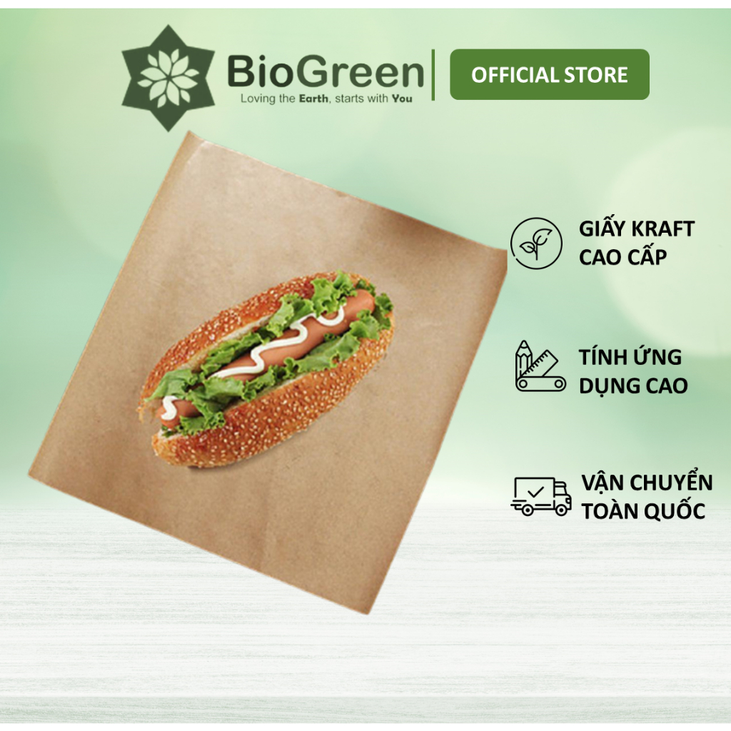 1 Set 50 Tờ Giấy Thấm Dầu Thực Phẩm, Dầu Mỡ Màu Nâu,Trắng Nhiều Kích Thước Đồ Nhà Bếp Dalato