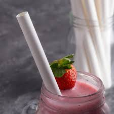 50 ống hút giấy phi 10 uống trà sữa trân châu, sinh tố, đá xay, smoothie