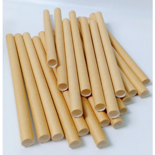 50 ống hút giấy phi 10, phi 12 uống trà sữa trân châu, sinh tố