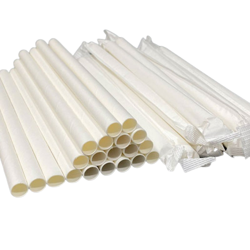 50 ống hút giấy phi 10, phi 12 uống trà sữa trân châu, sinh tố