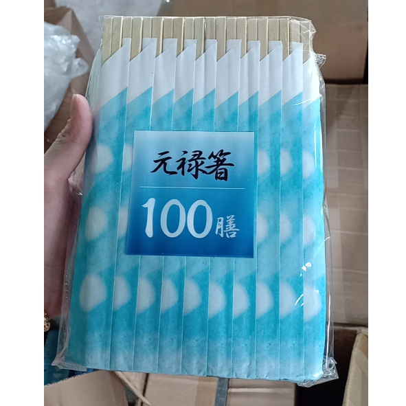 100 đôi đũa gỗ tách xuất Nhật dùng 1 lần