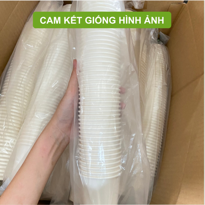 Giá sỉ thùng 1000 Ly/cốc giấy 230gsm cao cấp 195ml - 6.5oz màu trắng, kraft,ly văn phòng chịu nhiệt