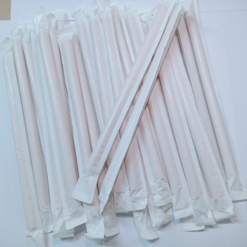 100 PHI 6,8 ỐNG HÚT BÃ MÍA/ VỎ TRẤU KHÔNG PE - không tan trong nước thân thiện môi trường.