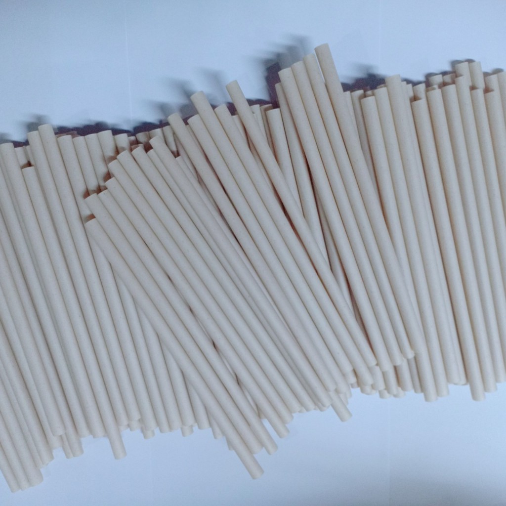 100 PHI 6,8 ỐNG HÚT BÃ MÍA/ VỎ TRẤU KHÔNG PE - không tan trong nước thân thiện môi trường.