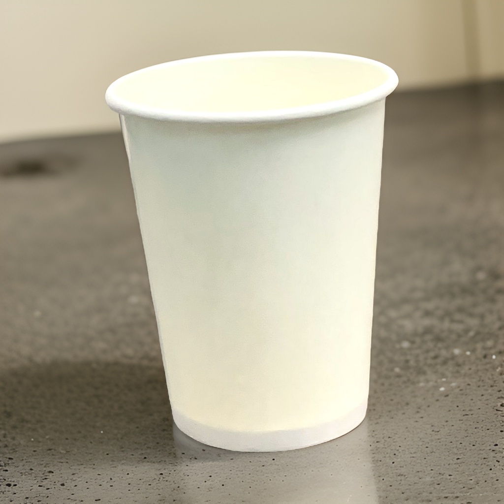 50 ly giấy trắng có nắp chịu nhiệt dùng 1 lần 9oz -270ml- Sản phẩm độc đáo tiện lợi