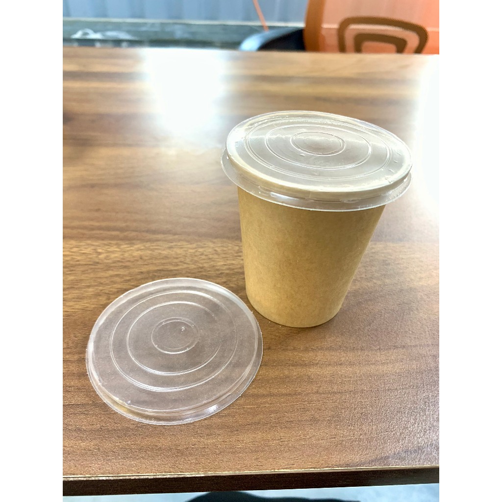 Giá sỉ thùng 1000 Ly/cốc giấy 230gsm cao cấp 195ml - 6.5oz màu trắng, kraft,ly văn phòng chịu nhiệt