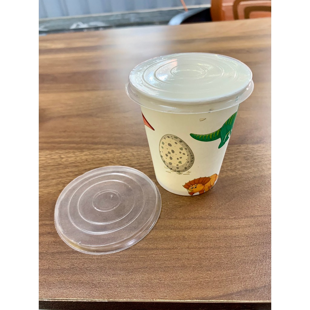 Giá sỉ thùng 1000 Ly/cốc giấy 230gsm cao cấp 195ml - 6.5oz màu trắng, kraft,ly văn phòng chịu nhiệt