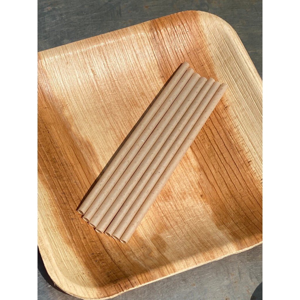 Thùng 1000 Phi 6-15cm ỐNG HÚT BÃ MÍA  Biogreen KHÔNG PE - không tan trong nước thân thiện môi trườn