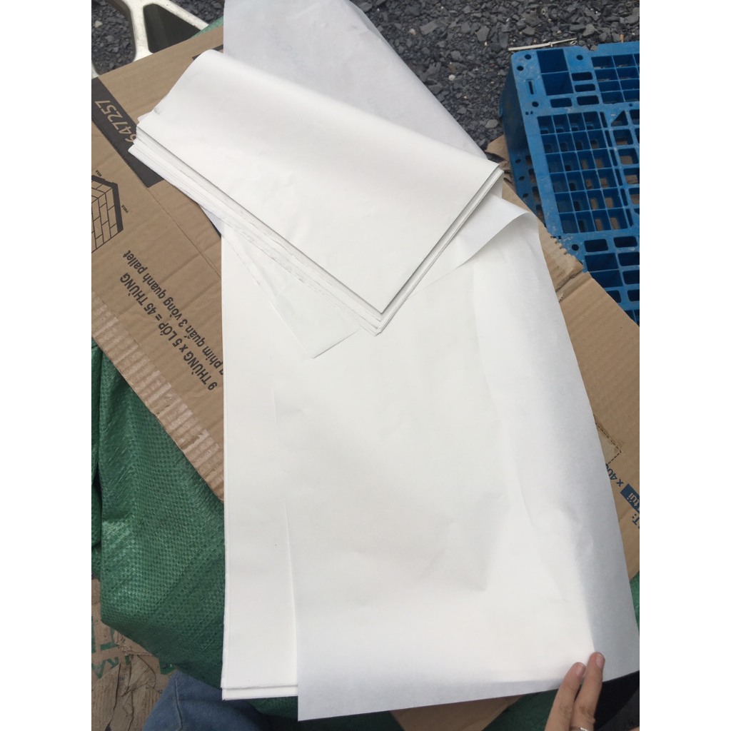 1KG Giấy Pelure -Giấy Nến trắng định lượng 30gsm size 20x30,30x30,30x40cm,35x50, gói quà
