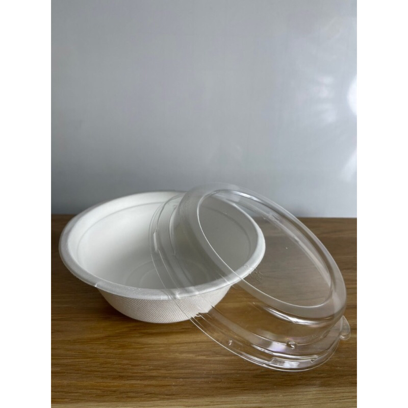 50 cái/ túi Hộp Bã Mía 1 Ngăn 600ml Biogreen