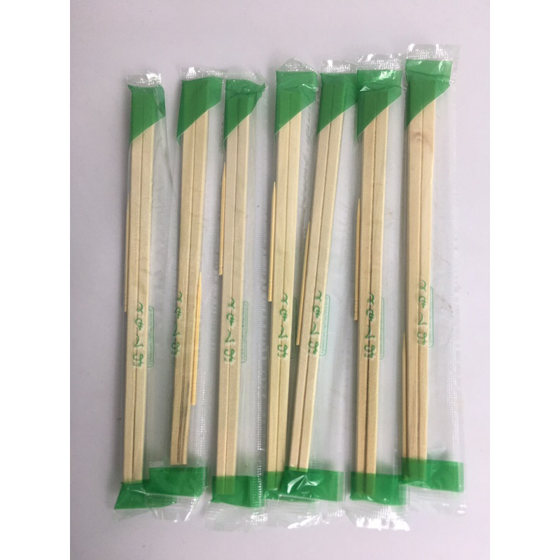 100 đôi đũa gỗ tách xuất Nhật dùng 1 lần