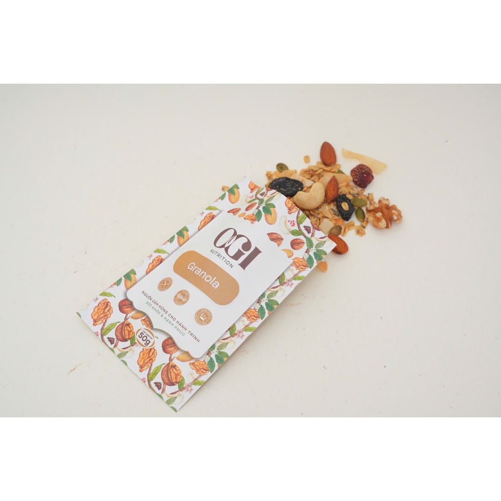 Granola siêu hạt dinh dưỡng mix 10 loại Nutrition hạt ngũ cốc ăn sáng tiện lợi, ít đường