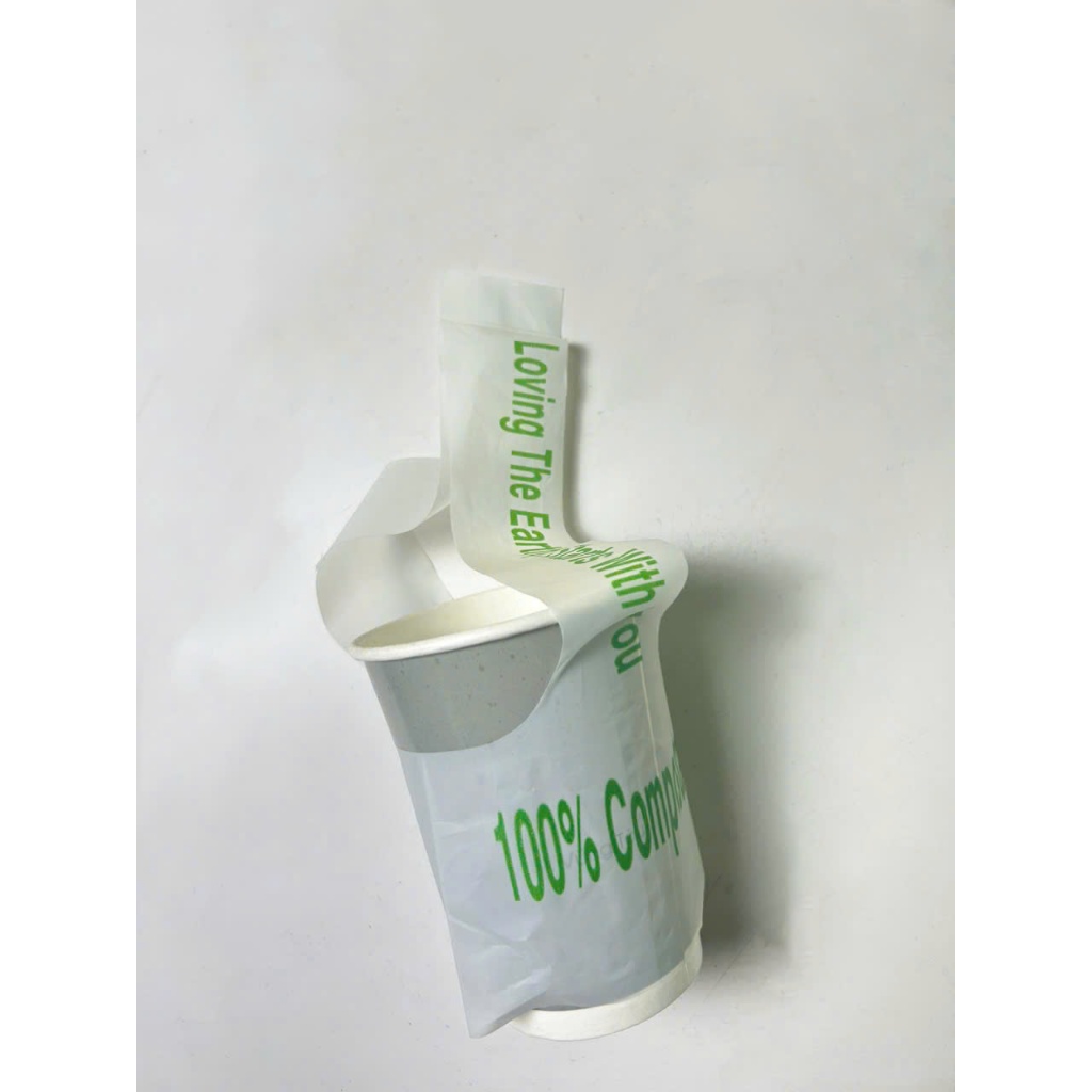 1kg túi chữ T sinh học Biogreen bảo vệ môi trường giành cho cà phê mang đi.