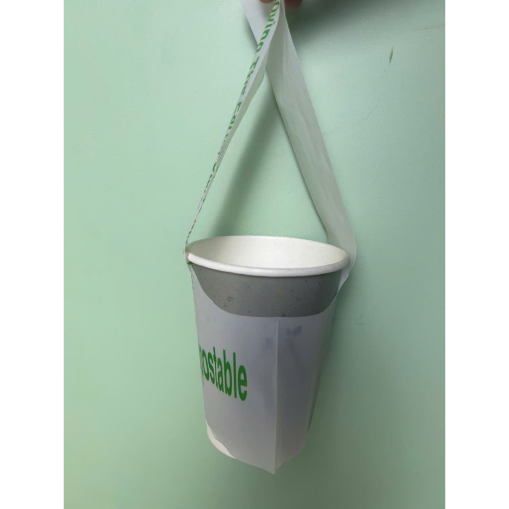 1kg túi chữ T sinh học Biogreen bảo vệ môi trường giành cho cà phê mang đi.