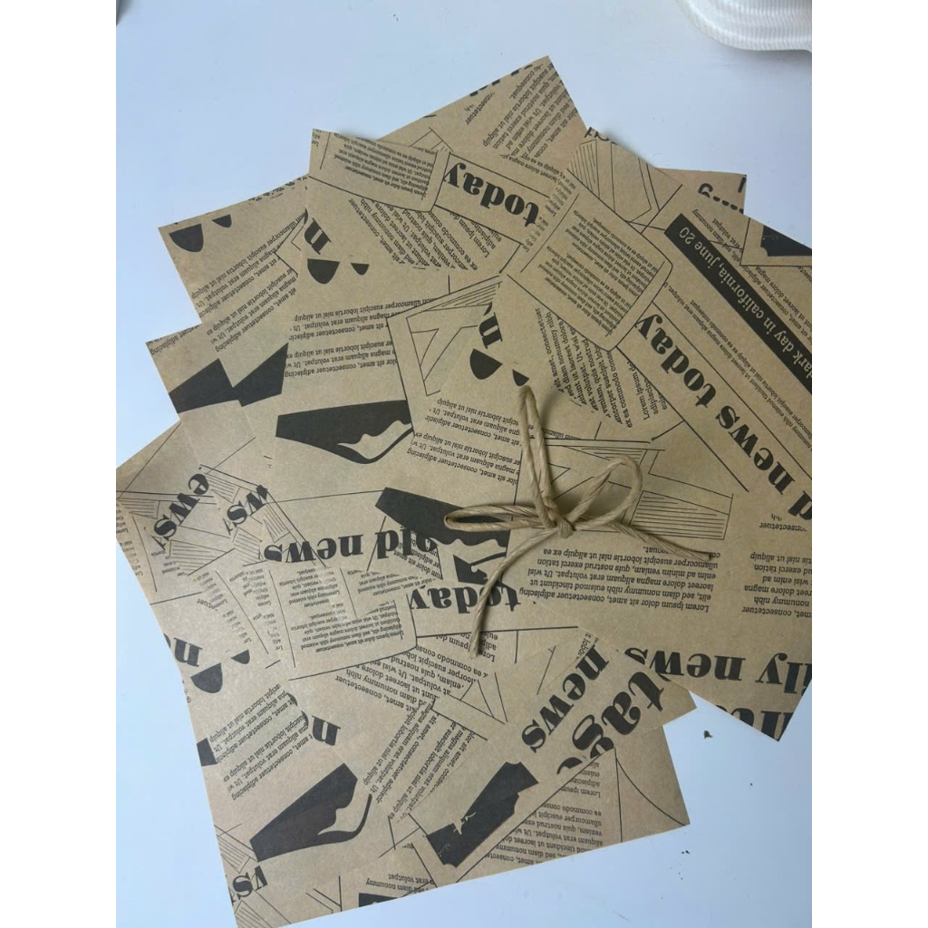 1 Set 50 Tờ Giấy Thấm Dầu Thực Phẩm, Dầu Mỡ Màu Nâu,Trắng Nhiều Kích Thước Đồ Nhà Bếp Dalato