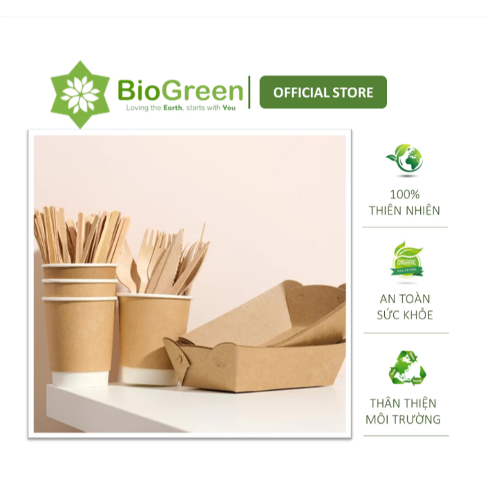 1000 thìa muỗng/ nĩa/ dao gỗ xuất khẩu Nhật dùng 1 lần dài 16cm dùng ăn bánh kem, kem, cafe