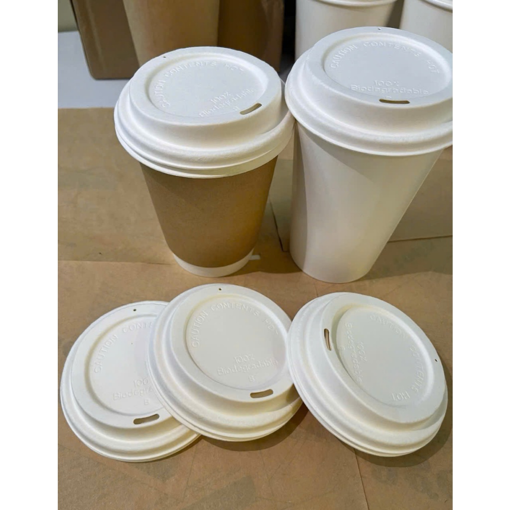50 ly cốc giấy trắng có nắp 6.5oz - 195ml, 9oz-270ml,12oz-360ml,16oz - 500ml,22oz - 650ml dùng 1 lần