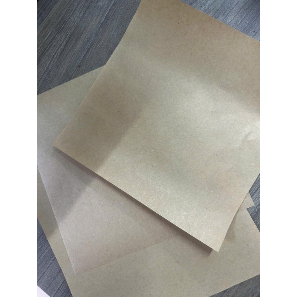 1 Set 50 Tờ Giấy Thấm Dầu Thực Phẩm, Dầu Mỡ Màu Nâu,Trắng Nhiều Kích Thước Đồ Nhà Bếp Dalato
