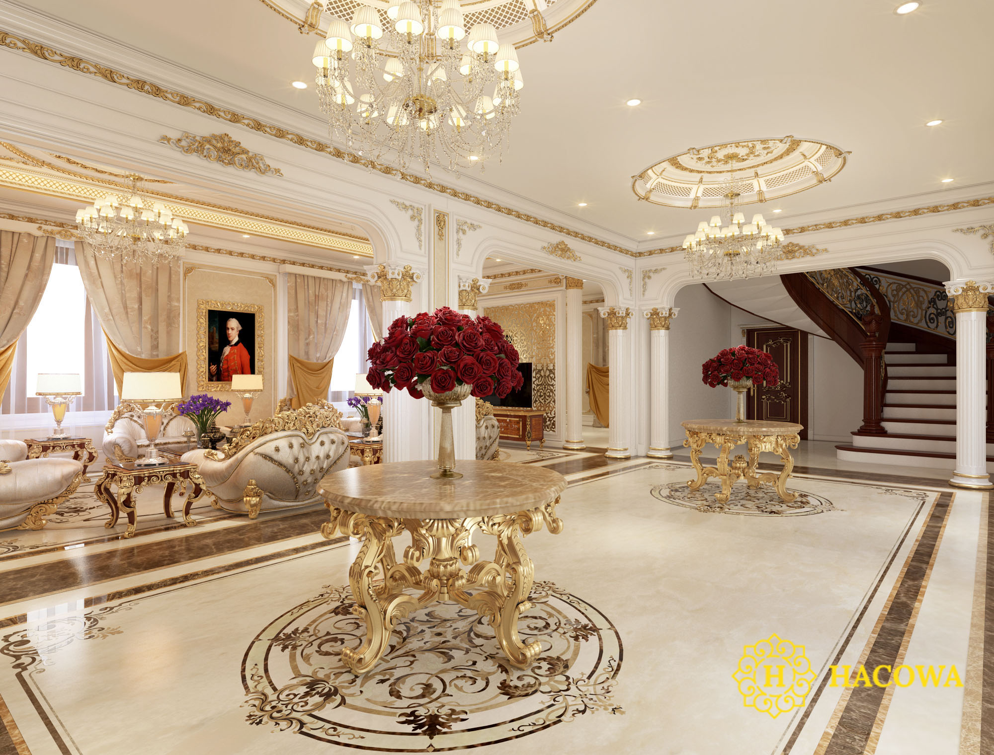 Thiết kế phòng khách bếp đẹp