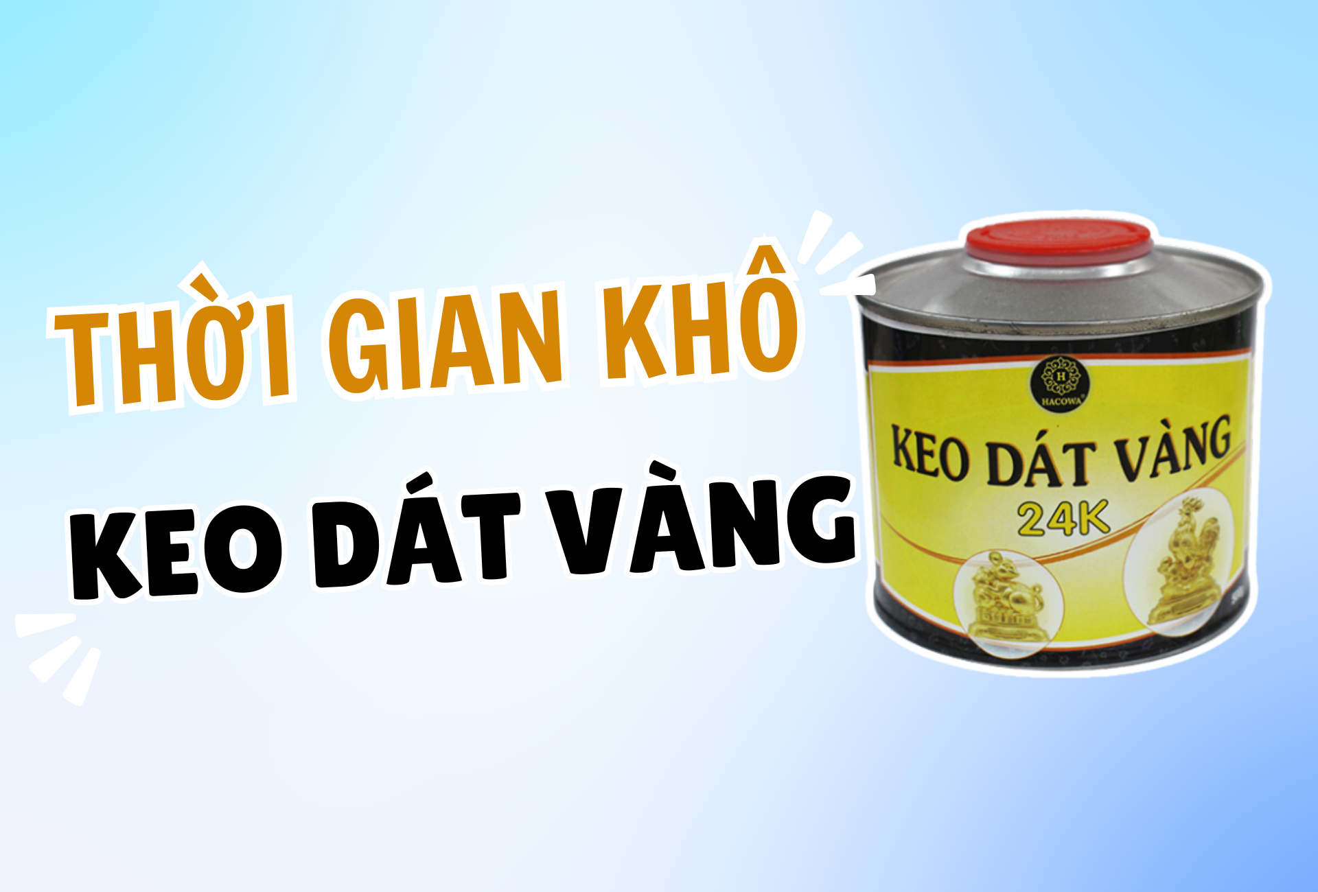Yếu tố nào ảnh hưởng đến độ khô của keo khi dát vàng?