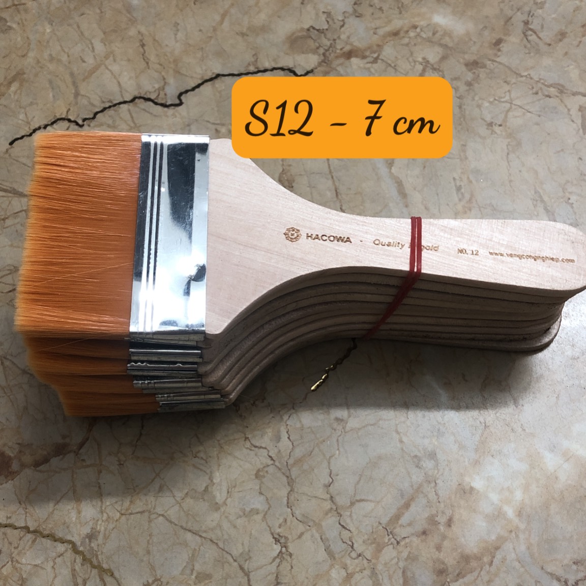 Chổi lông cước đầu vuông S12