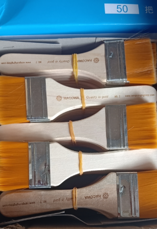 Chổi dập vàng đầu vuông S7 (4.5cm)