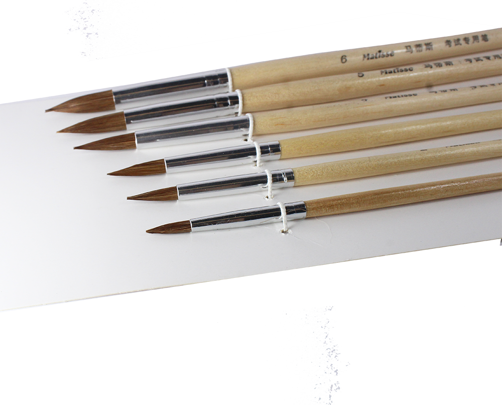 Bộ bút lông sói cán trắng