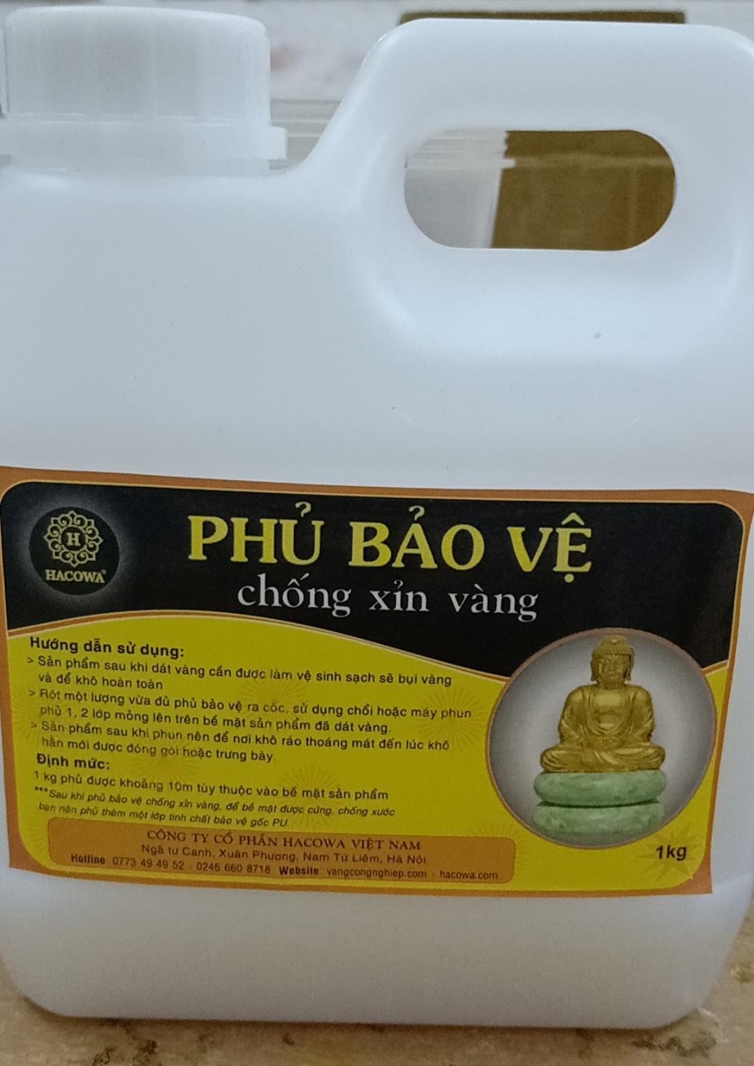 Phủ bảo vệ chống xỉn vàng 1kg