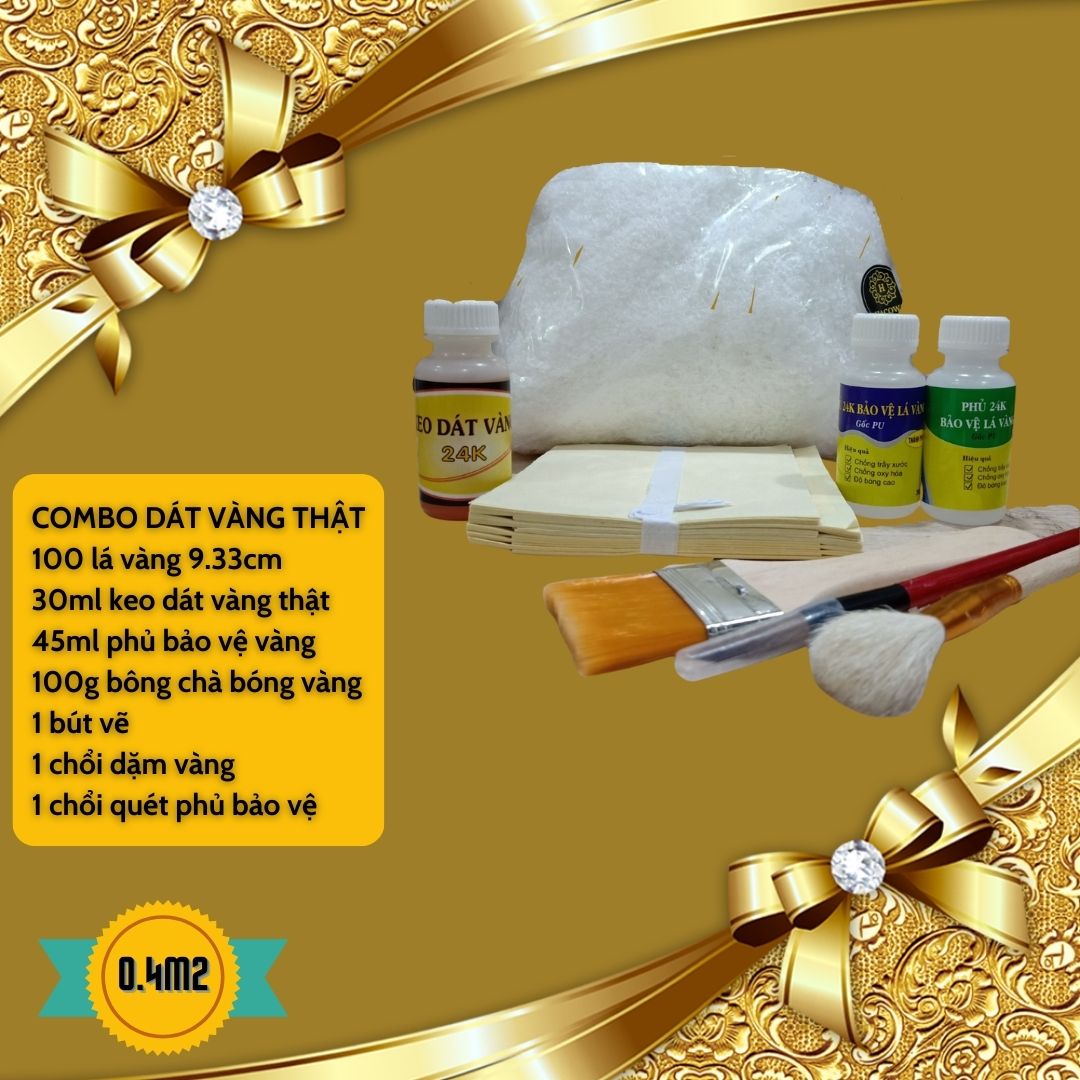 Combo 100 lá khổ 9.33cm kèm đủ keo và phụ kiện