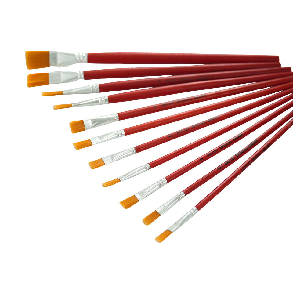 Bút vẽ cước đầu bằng cán đỏ S12