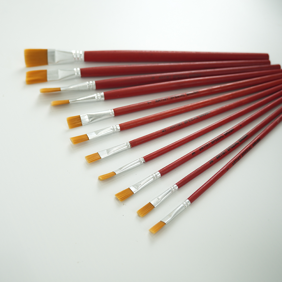 Bút vẽ cước đầu bằng cán đỏ S12