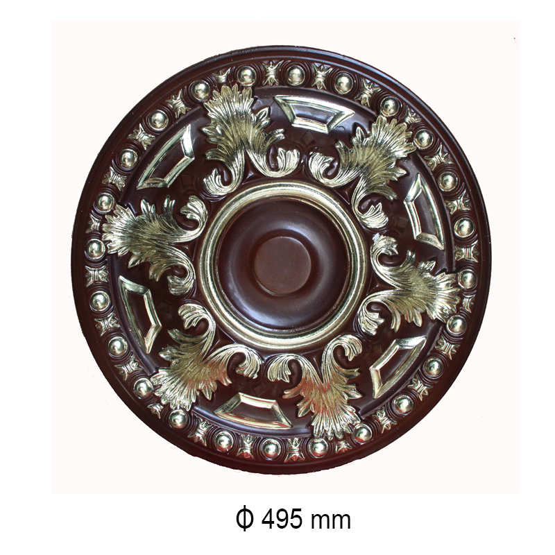 Hoa đèn dát vàng nền gỗ F011MJB