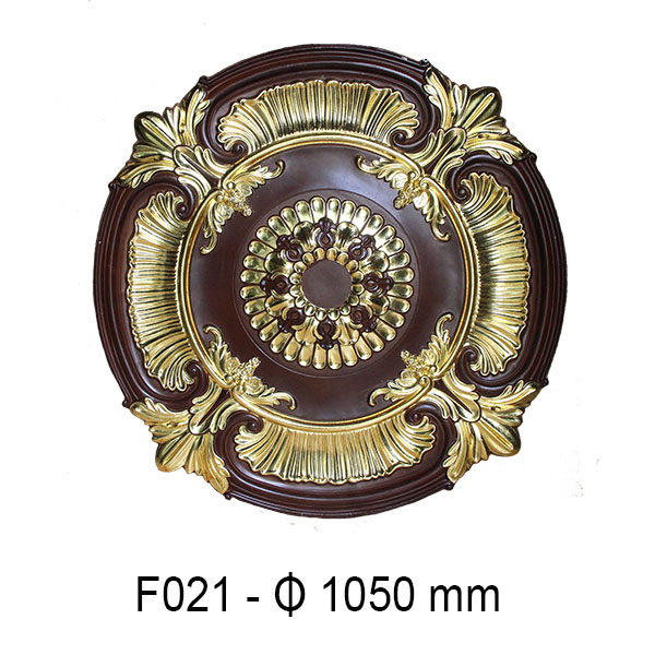 Hoa đèn nền gỗ dát vàng F021MJB