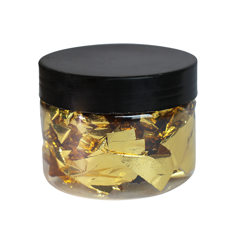 2g lá VÀNG 24K dát móng tay, slame, trang trí quà tặng, giáng sinh