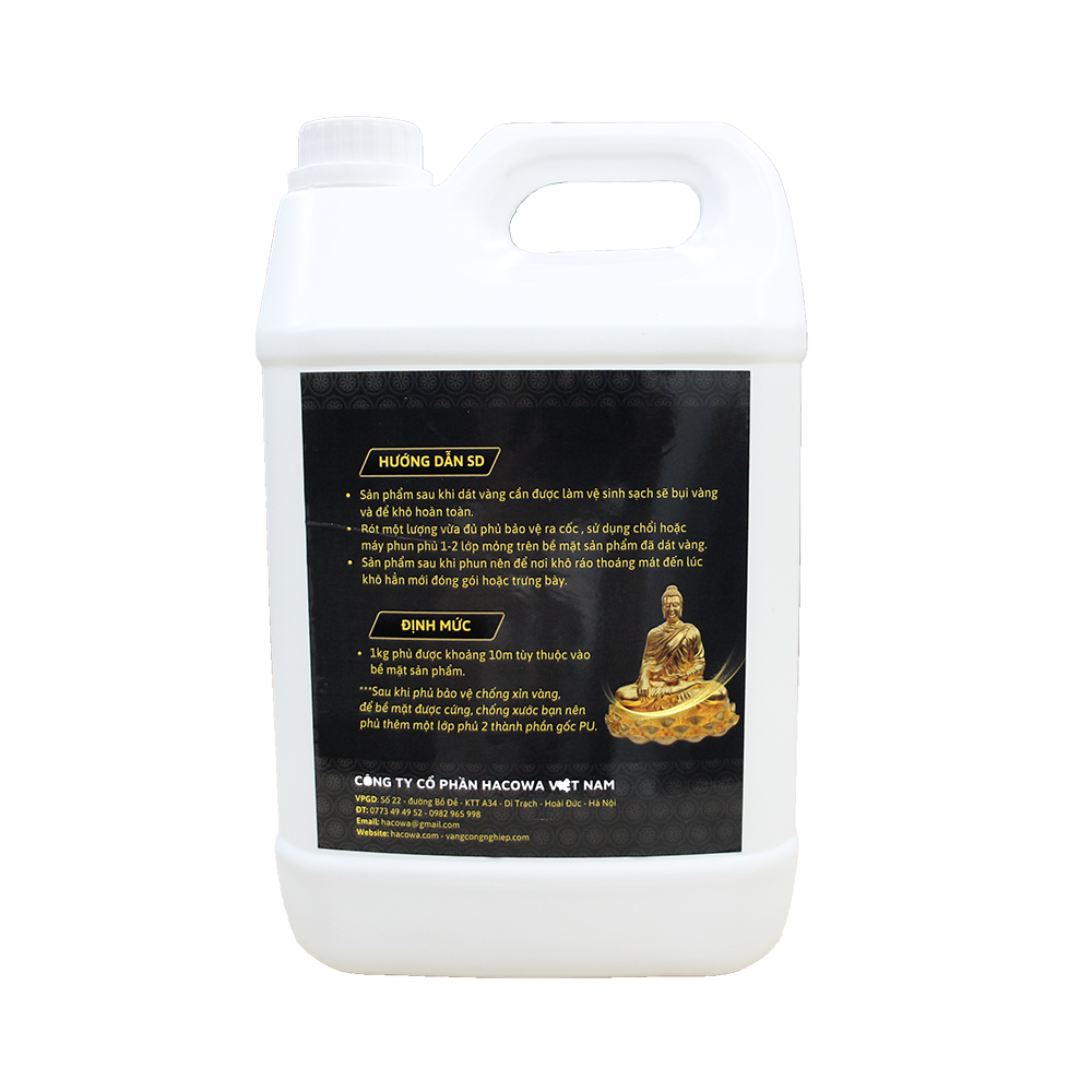 5 lít phủ bảo vệ gốc nước chống xỉn vàng
