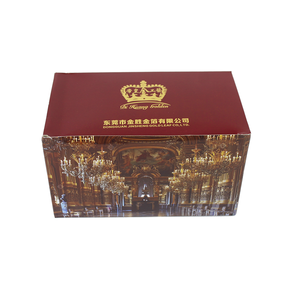 Lá vàng K giòn Đế vương (hộp đỏ 2 quỳ - 2000 lá)