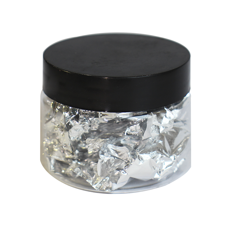 2g lá BẠC dát móng tay, slame, trang trí quà tặng, giáng sinh