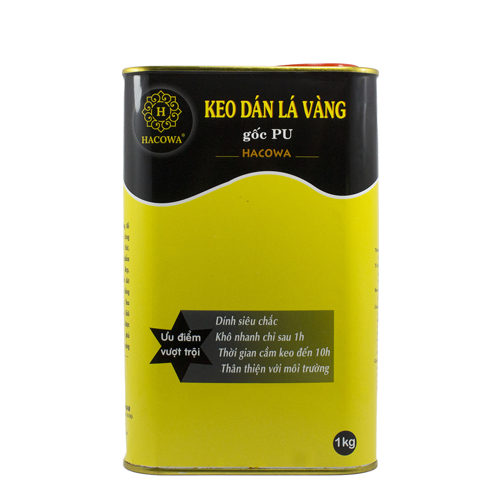 Keo dát vàng Hacowa gốc PU (1kg) + kèm tinh màu pha keo