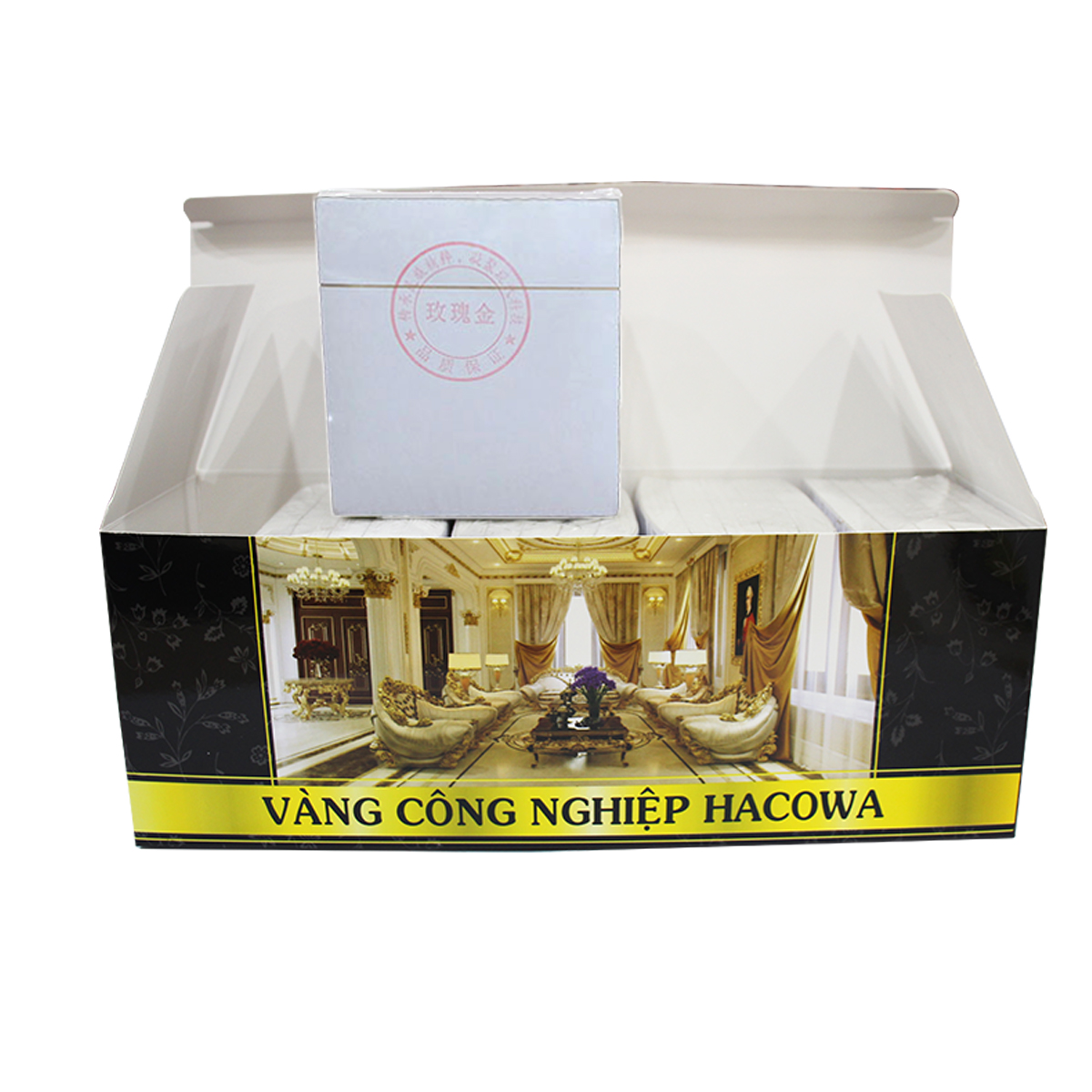 Combo 2500 lá vàng Rose Gold 9*9cm