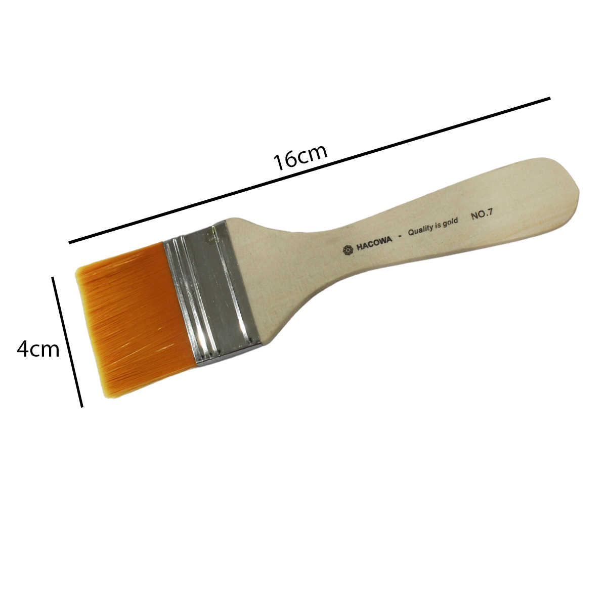 Chổi dập vàng đầu vuông S7 (4.5cm)