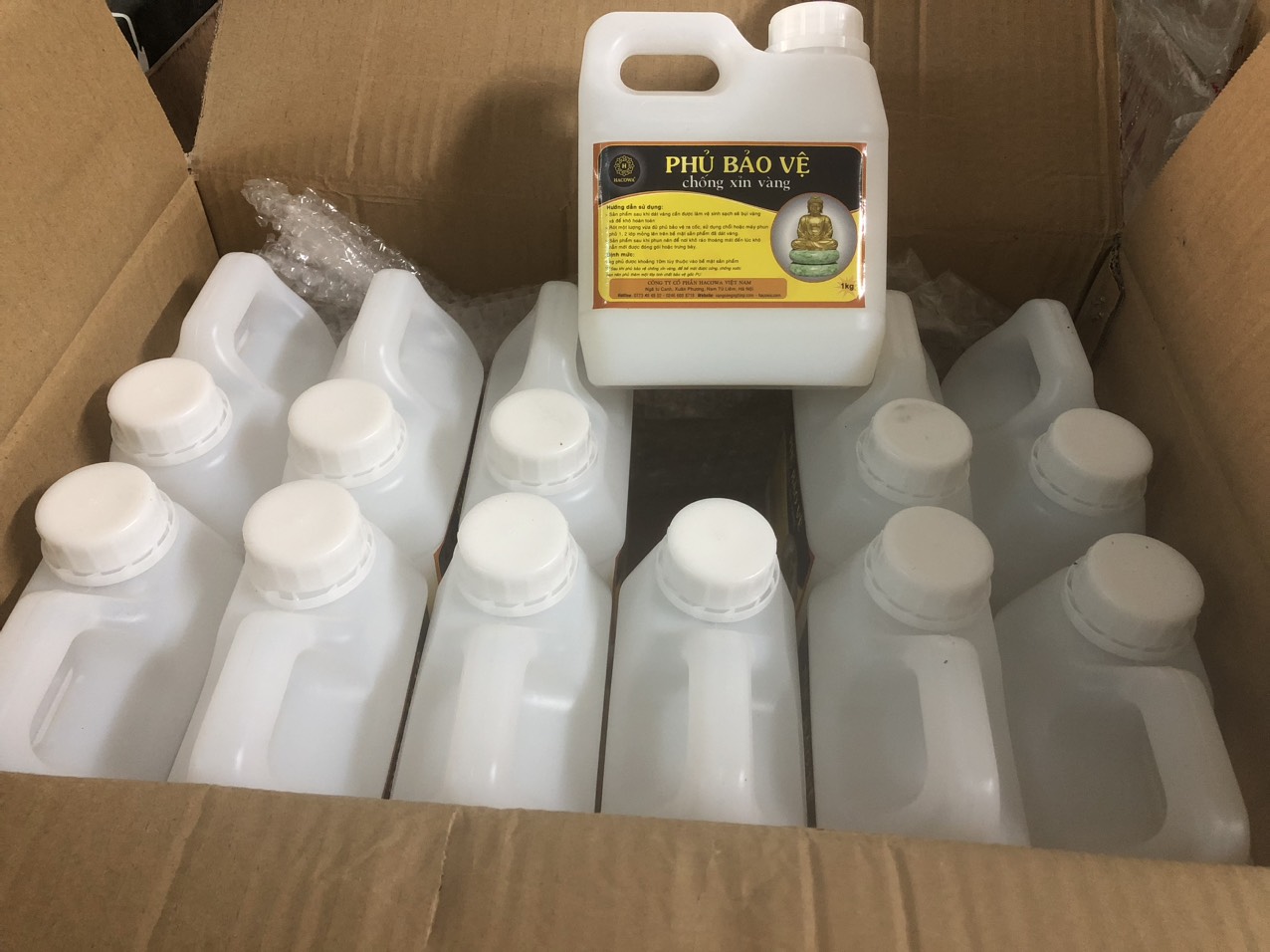 12 kg phủ chống xỉn vàng ( kiện 12 kg)