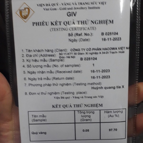 500 lá vàng 9999 khổ 4.33cm chuyên spa, làm đẹp