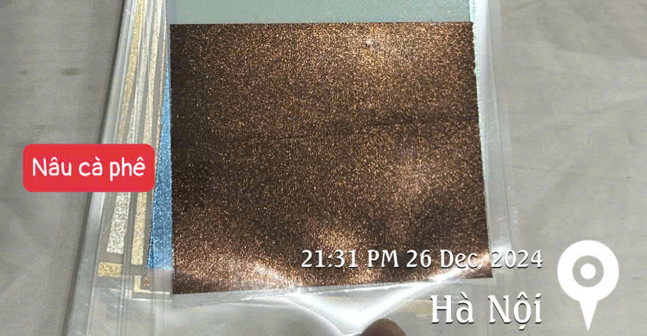 500 lá màu  nâu cafe ( 9x9cm)