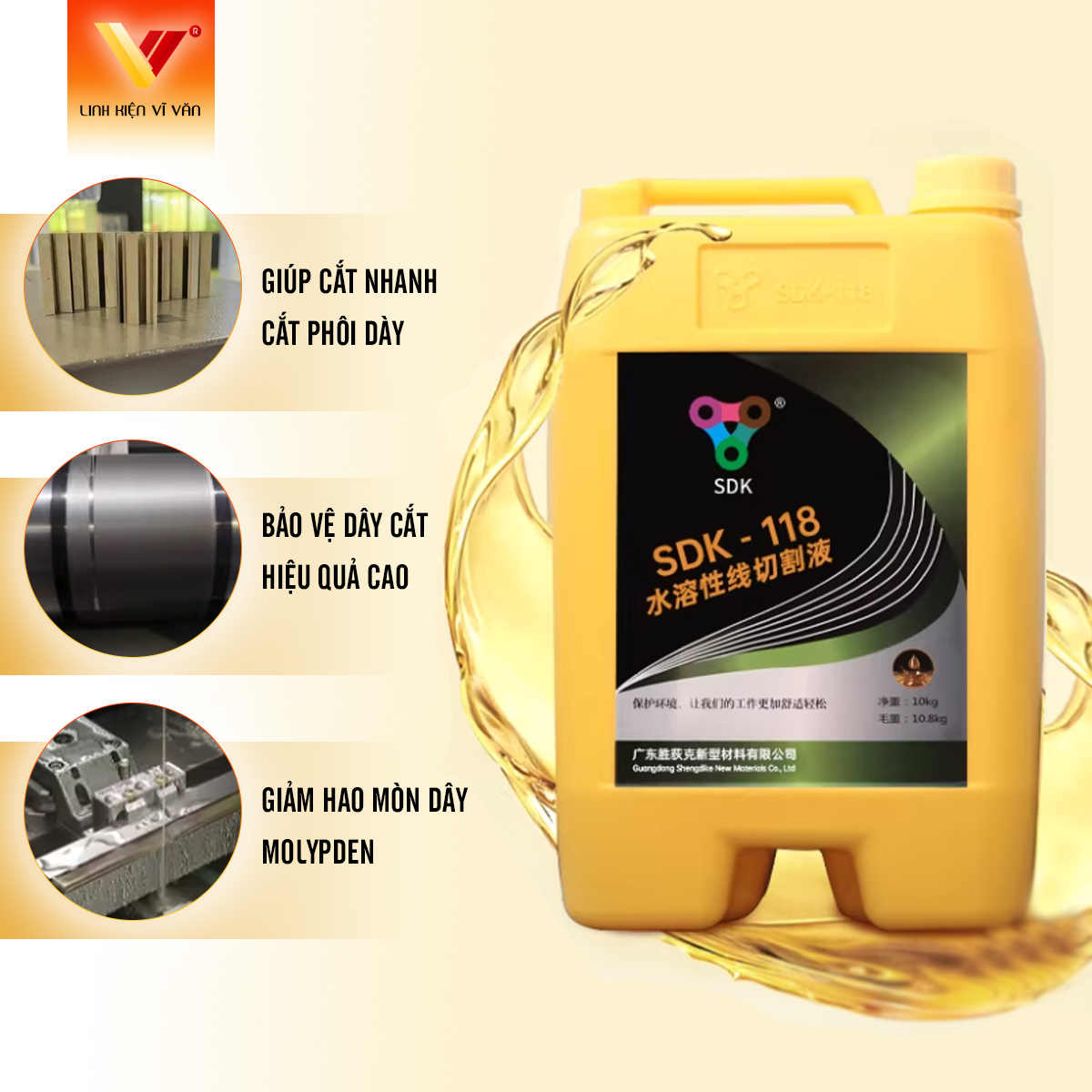 Dầu cắt dây SDK-118 chính hãng giá tốt | Vĩ Văn