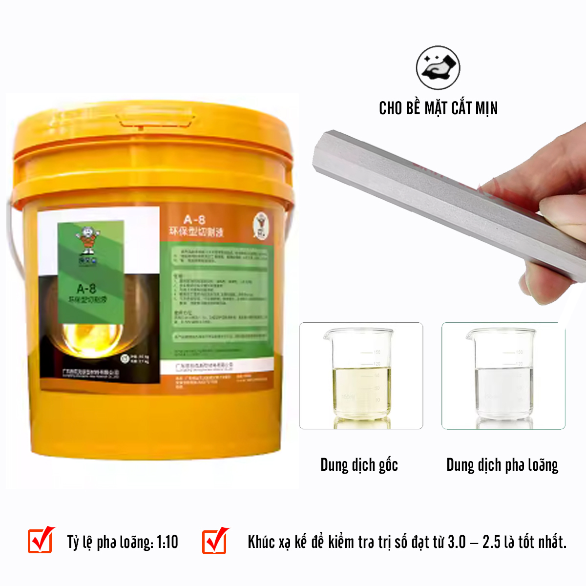Tỷ lệ pha chuẩn dầu SDK-A8 cho hiệu suất cao