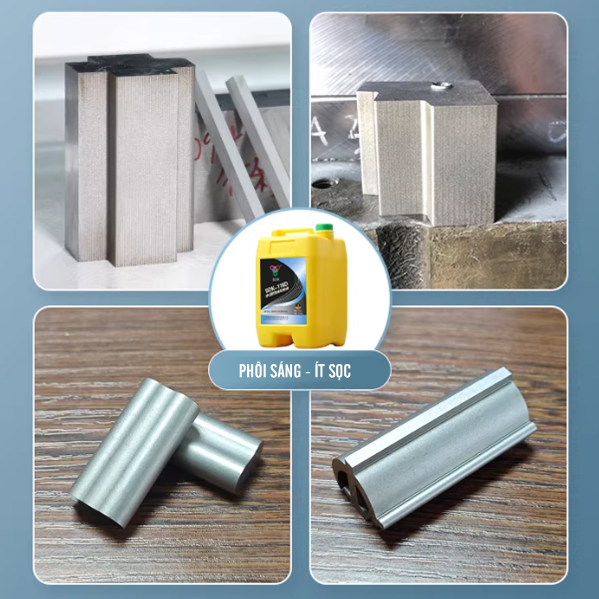 SDK-118 cho phôi sáng, sạch và ít sọc
