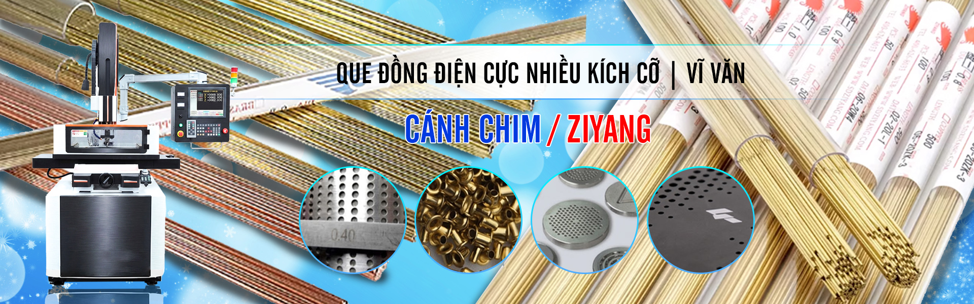 Que đồng đục lỗ cho máy đục lỗ EDM