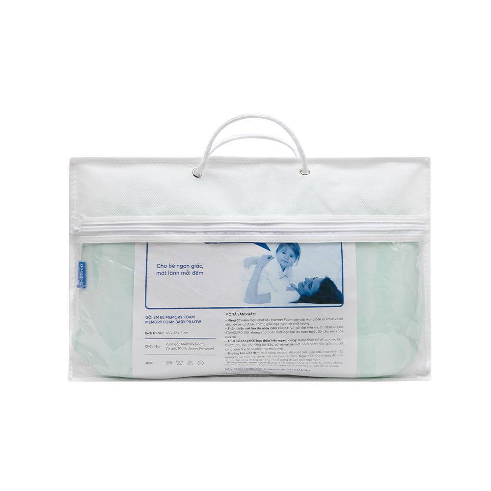 Gối Em Bé Memory Foam Cao Cấp Elmich Dr.Sleep