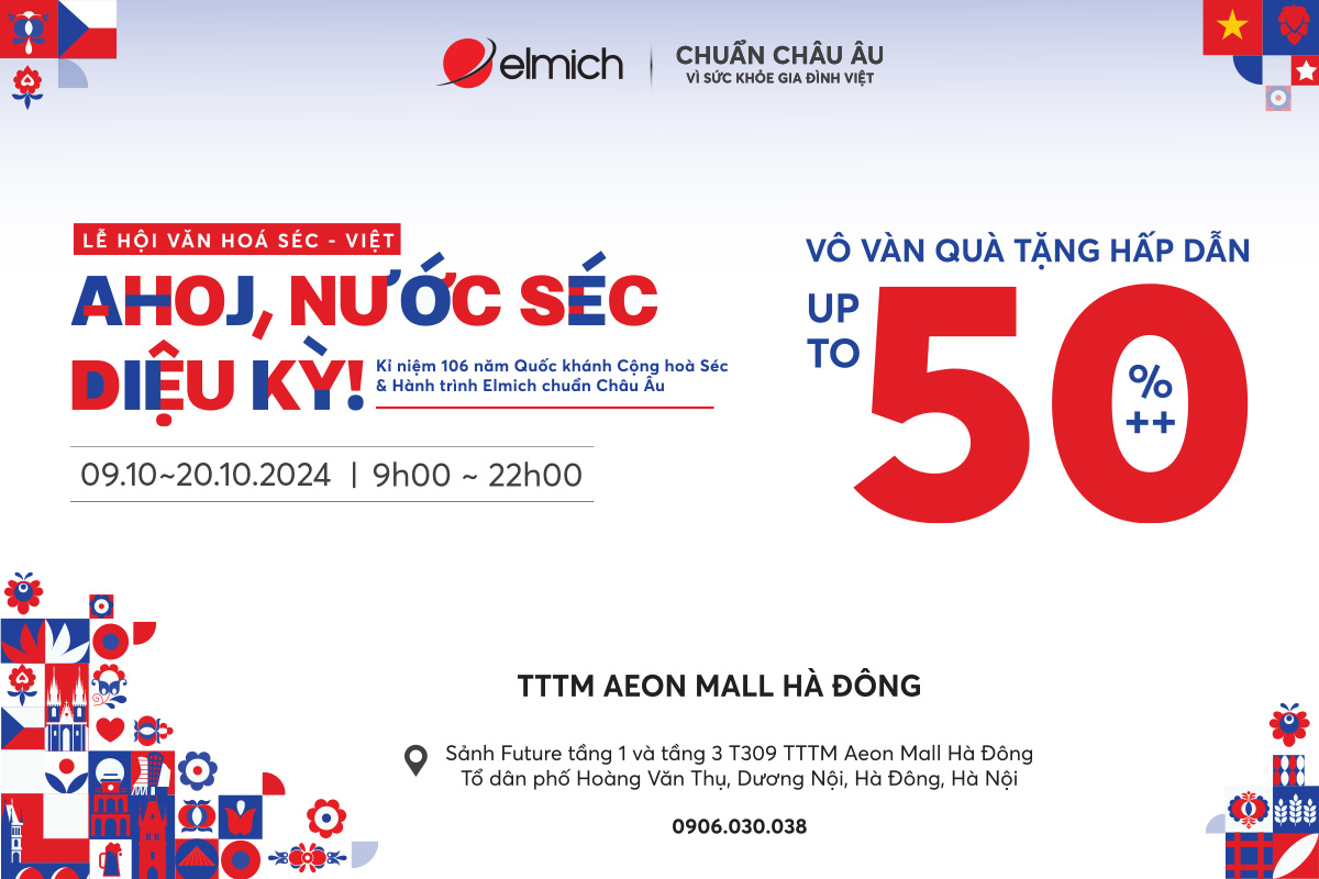 [ELMICH x AEON HÀ ĐÔNG] RỘN RÀNG LỄ HỘI - TƯNG BỪNG SĂN SALE